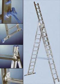 VHR PK 3x13 - 3-х секционная алюминиевая лестница-стремянка
